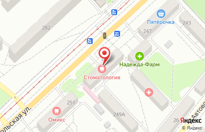 Стоматологическая поликлиника на Комсомольской на карте