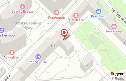 Столичные аптеки, ОАО на Кутузовской (ул Пырьева) на карте