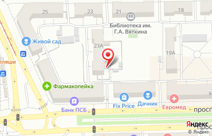Дом мастеров на улице Малунцева на карте