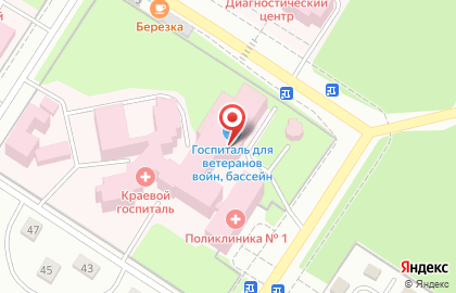 Забайкальский краевой госпиталь для ветеранов войн Бассейн на карте