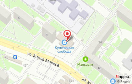 Компания по производству и монтажу натяжных потолков Декор на улице Карла Маркса, 8а на карте