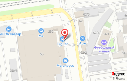 Магазин запасных частей для грузовых автомобилей BigCar в Карасунском районе на карте
