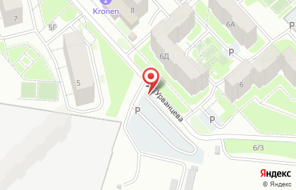 Автостоянка в Красноярске на карте