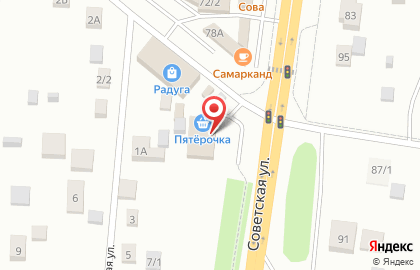 Супермаркет Пятёрочка в Москве на карте