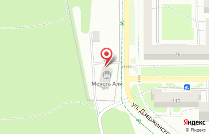 Мечеть в Уфе на карте