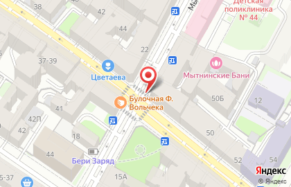 Лавка овощей и фруктов в Петроградском районе на карте