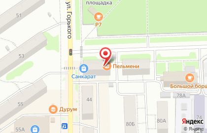 Ресторан Пельмени на улице Азина на карте