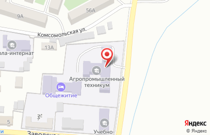 Закаменский агропромышленный техникум на улице Ленина на карте