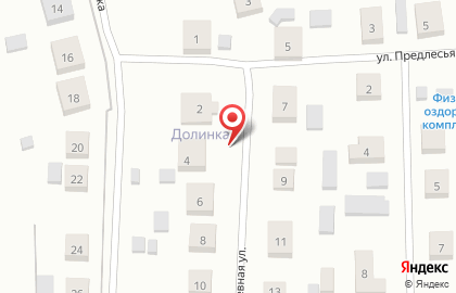 Гостевой дом Долинка на карте