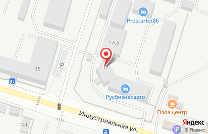 Компания РУСБИЗНЕСАВТО на Индустриальной улице на карте