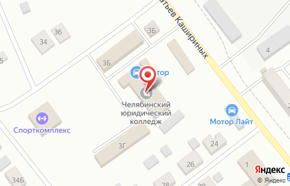 Автосервис FIT SERVICE на улице Братьев Кашириных на карте