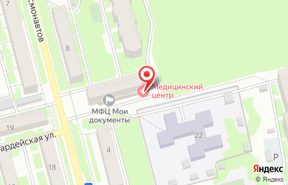 Медицинский центр доктора Лембея на улице Космонавтов на карте
