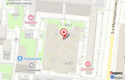 ВК Комфорт, ЗАО на 3-й Мытищинской улице на карте