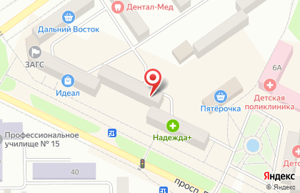 Торговый центр Идеал на проспекте Победы на карте