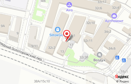 Компания Ателье Интерьеров на улице Золоторожский Вал на карте