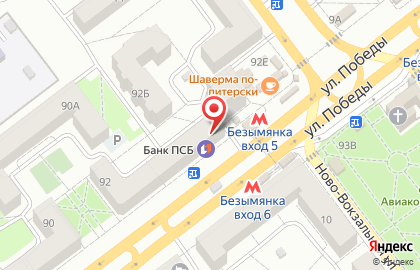 Салон сотовой связи МегаФон в Советском районе на карте