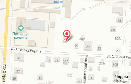 Магазин товаров для рыбалки на Степана Разина на карте