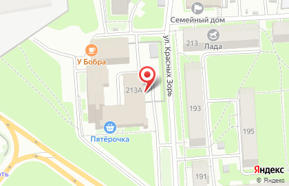 Зори на Московском шоссе на карте