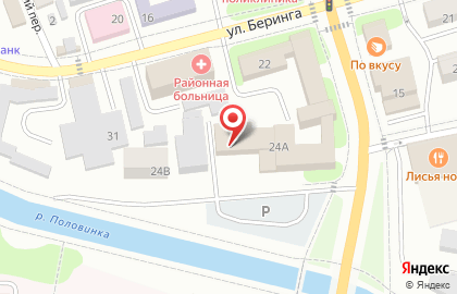 Пожарная часть №7 в Петропавловске-Камчатском на карте