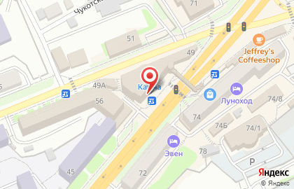 Банкомат Совкомбанк в Петропавловске-Камчатском на карте