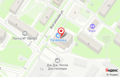 Алые Паруса на Вокзальной улице на карте