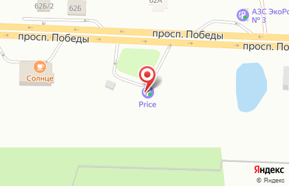 Автосервис Прайс на проспекте Победы на карте