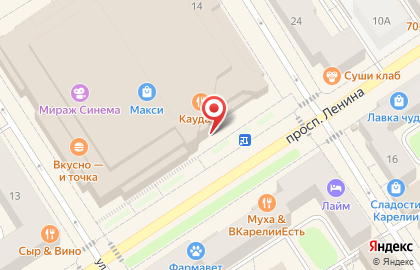 Банкомат Тинькофф в Петрозаводске на карте