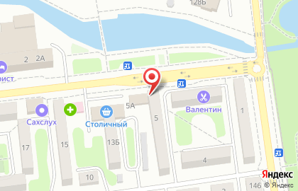 Магазин Оушен Beer на Сахалинской улице на карте
