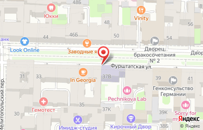 ПРОКС на Фурштатской улице на карте