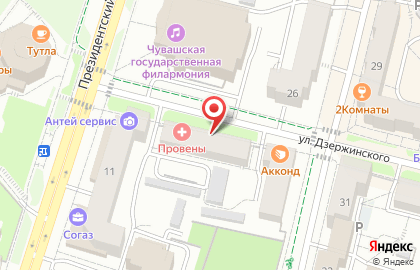Магазин по продаже цифровой и бытовой техники Квартон на улице Дзержинского на карте