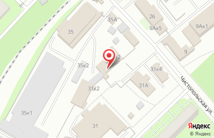 Банкетный зал Grand HALL на Чистопольской улице на карте