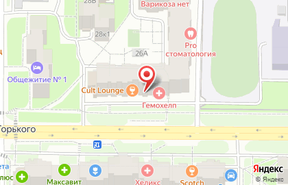 Студия Dpsp Epilier studio на проспекте Максима Горького на карте
