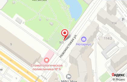 Соляная пещера ЭкоСоль на Новомостовой улице на карте