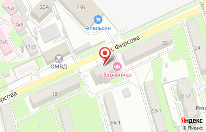 Автомагазин Японец на улице Фирсова на карте