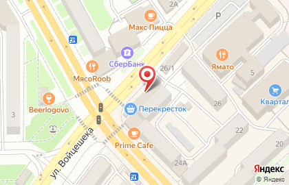 Овощной киоск в Петропавловске-Камчатском на карте
