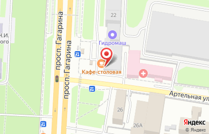 Центр страхования на проспекте Гагарина на карте