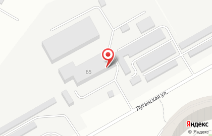 Центр материально-технического обеспечения на Луганской улице на карте