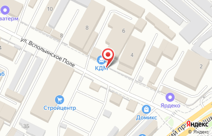 Торгово-производственная компания КДМ в Кировском районе на карте