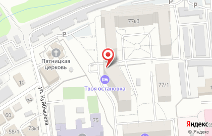 Отель комфорт-класса в Центральном районе на карте