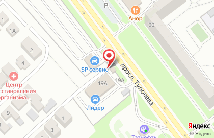 Лидер на проспекте Туполева на карте