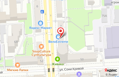 Спортивный салон-магазин ВелоExtreme на улице Энтузиастов на карте