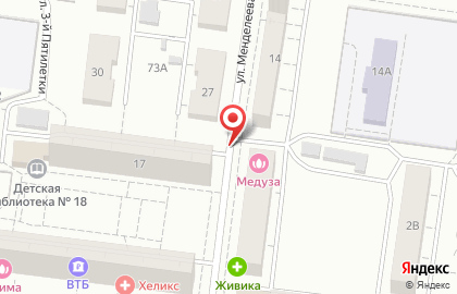 Киоск по продаже фруктов и овощей на улице Сулимова 38 на карте