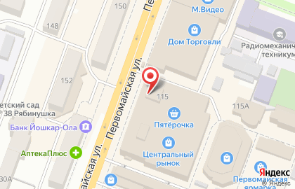Микрофинансовая компания Быстроденьги на Первомайской улице на карте