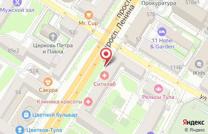 Соло на проспекте Ленина на карте