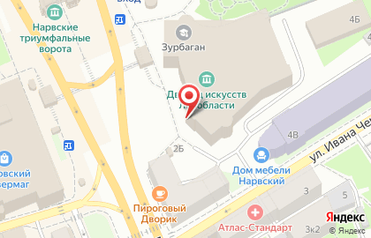 Автоматизированный пункт выдачи товаров TelePort на проспекте Стачек на карте