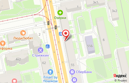 Центр приема платежей Петроэлектросбыт в Выборгском районе на карте