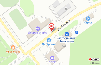 Сеть киосков по продаже печатной продукции Союзпечать на улице Ленина на карте