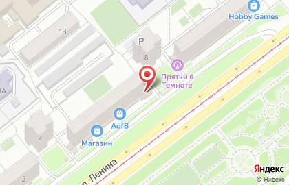 Киоск по продаже колбасных изделий в Октябрьском районе на карте