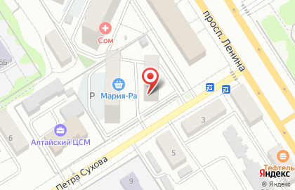 Интернет-провайдер Сибсети на улице Петра Сухова на карте