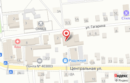 Лагуна на улице Гагарина на карте